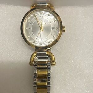 Invicta Angel Two-Tone Gold and Silver Watch - gorgeous and lightly used